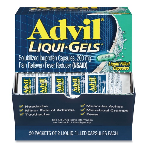 Safety & First Aid | Advil 016902 Liqui-Gels (50/Box) image number 0