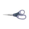 Arts & Crafts Supplies | Westcott 14910 8 in. Non-Stick Straight Titanium Bonded Scissors - Gray/Purple image number 0