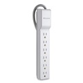Surge Protectors | Belkin BE106000-08R 720 J 6 AC Outlets 8 ft. Cord Home/Office Surge Protector with Rotating Plug - White image number 2
