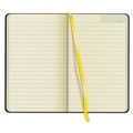 Journals & Diaries | TOPS 56872 Idea Collective 5 in. x 8.25 in. Hardcover Journal with Elastic Closure - Wide/Legal, Black Cover/Yellow Pad (120 Sheets/Book) image number 1
