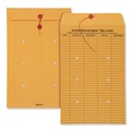Envelopes & Mailers | Quality Park QUA63564 10 x 15 31-Entries String/Button Interoffice Envelope - Brown Kraft (100/Carton) image number 0