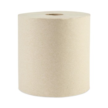 Boardwalk WPBWK32GREEN 1-Ply 8 in. x 800 ft. Green Xtra Roll Towels - Natural (6 Rolls/Carton)