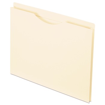 FILE JACKETS AND SLEEVES | Pendaflex 22100EE 1 in. Expansion 2-Ply Letter Size Reinforced File Jackets - Manila (50/Box)