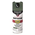 Painting | Rust-Oleum 383421 Stops Rust 5-in-1 Spray Paint, Satin Earthy Green, 12 oz Aerosol Can, 6/Carton image number 1