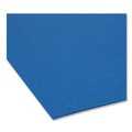 File Folders | Smead 13193 1/3-Cut Tabs Assorted Letter Size 0.75 in. Expansion Colored File Folders - Navy Blue (100/Box) image number 3