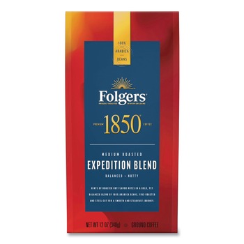 FOOD AND SNACKS | Folgers 2550060514 12 oz. Bag Expedition Blend Medium Roast Ground Coffee