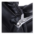 Office Chairs | Alera ALEMS4419 Maxxis Series 19.7 in. to 25 in. Seat Height Supports 500 lbs. Big/Tall Bonded Leather Chair - Black Seat/Back, Chrome Base image number 3