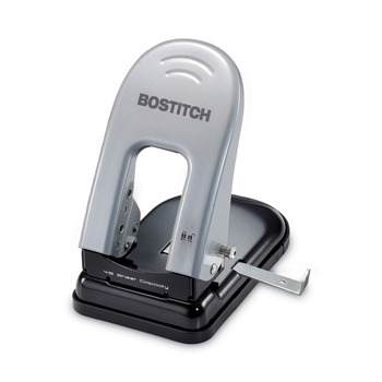 PaperPro 2340 40-Sheet EZ Squeeze 2-Hole Punch - Black/Silver