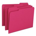 Just Launched | Smead 12743 1/3-Cut Tabs Assorted Letter Size 0.75 in. Expansion Colored File Folders - Red (100/Box) image number 9