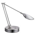 Lamps | Alera ALELED900S 11 in. W x 6.25 in. D x 26 in. H Adjustable Brushed Nickel LED Task Lamp with USB Port image number 2
