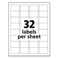 Labels | Avery 06576 1.25 in. x 1.75 in. Durable Permanent ID Labels with TrueBlock Technology - White (1600/Pack) image number 2
