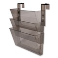 Wall Files | Deflecto 73502RT DocuPocket 3 Sections 3-Pocket 13 in. x 7 in. x 20 in. File Partition Set - Letter Size, Smoke (3/Set) image number 0
