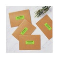 Labels | Avery 05971 1 in. x 2.63 in. High-Visibility Permanent Laser ID Labels - Neon Green (750/Pack) image number 2