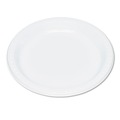 Bowls and Plates | Tablemate 9644WH 9 in. Diameter Plates Plastic Dinnerware - White (500/Carton) image number 1