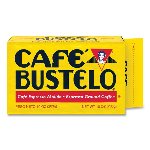 Coffee | Cafe Bustelo 7447101720 10 oz. Brick Pack Coffee - Espresso image number 0