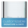 Notebooks & Pads | Boorum & Pease L21-300-R 10.38 x 8.13 Data/Lab-Record Format Laboratory Notebook - Black/Red Cover image number 2