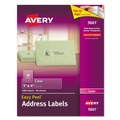 Labels | Avery 05661 Easy Peel 1 in. x 4 in. Mailing Labels with Sure Feed - Matte Clear (20-Piece/Sheet, 50 Sheets/Box) image number 0