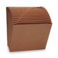 File Folders | Smead 70425 TUFF 1/21-Cut Tab Expanding Open-Top Stadium File - Letter, Redrope image number 1