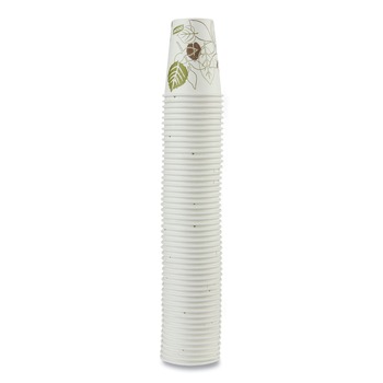Dixie 2338PATH Pathways 8 oz. Paper Hot Cups (50/Pack)