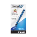 Pens | Pilot 35349 Precise V7 Fine 0.7 millimeter Stick Rollerball Pen - Blue Ink/Blue/Clear Barrel (1-Dozen) image number 1