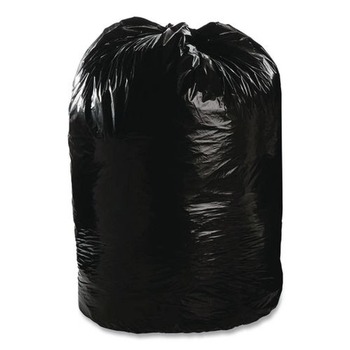 Stout by Envision T4349B15 43 in. x 49 in. 56-Gallon 1.5 mil. Total Recycled Content Plastic Trash Bags - Black/Brown (100/Carton)