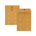 Envelopes & Mailers | Quality Park QUA63462 9 x 12 31-Entries String/Button Interoffice Envelope - Brown Kraft (100/Carton) image number 2