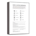 Copy & Printer Paper | Southworth JD18IC 8.5 in. x 11 in. 32 lbs. Bond Weight 100% Cotton Business Paper - Ivory (250/Box) image number 1