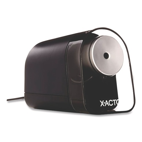 Pencil Sharpeners | X-ACTO 1818X 3.5 in. x 5.5 in. x 4.5 in. AC-Powered XLR Office Electric Pencil Sharpener - Black/Silver/Smoke image number 0