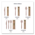 Cutlery | Eco-Products EP-S213-W General Purpose Spoon Wood Cutlery - Natural (500/Carton) image number 7