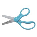 Arts & Crafts Supplies | Westcott 13130 5 in. Long 1.75 in. Cut Length Straight Handle Rounded Tip Kids Scissors - Randomly Assorted Handle Color image number 2