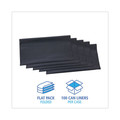 Storage Accessories | Boardwalk H8647PGK 56 Gallon 1.3 mil 43 in. x 47 in. Flat Pack Linear Low Density Industrial Can Liners - Gray (100/Carton) image number 4