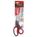 Arts & Crafts Supplies | Scotch 1448 8 in. Long 3.13 in. Cut Length Precision Scissors - Straight Gray/Red Handle image number 1