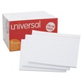 Flash Cards | Universal UNV47215 3 in. x 5 in. Index Cards - Ruled, White (500/Pack) image number 5