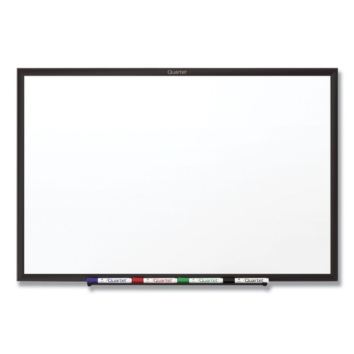 White Boards | Quartet S538B Classic Total Erase Black Aluminum Frame 96 in. x 48 in. Dry-Erase Board - White image number 0