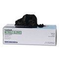 Disposable Gloves | Boardwalk 396XSBXA 396 Series 9.5 in. Long 4.4 mil. Thick Powder-Free Disposable General-Purpose Nitrile Gloves - X-Small Black (100/Box) image number 3