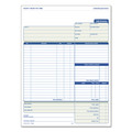 Retail Store Supplies | TOPS 3866 8.5 x 11.63 Three-Part Carbonless Job Invoice Snap-Off Triplicate Form (50/Pack) image number 1