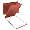 Report Covers & Pocket Folders | Oxford 71134EE 8.5 in. x 11 in. 2 in. Capacity 2-Prong Metal Fastener Reinforced Top Hinge PressGuard Report Cover - Red image number 3