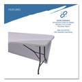 Linen and Table Accessories | Iceberg 16523 iGear 30 in. x 72 in. Polyester Fabric Table Cover - White image number 9