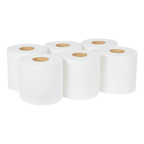 Paper Towels and Napkins | Tork RC530 Centerfeed 7.6 x 11.75 2-Ply Hand Towel - White (6/Carton) image number 0