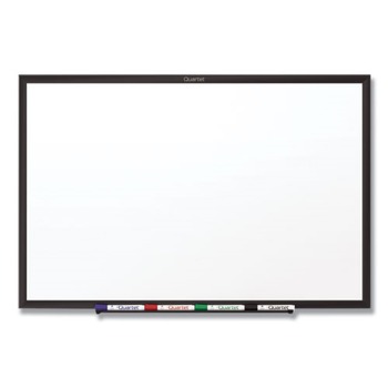 Quartet S538B Classic Total Erase Black Aluminum Frame 96 in. x 48 in. Dry-Erase Board - White