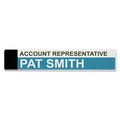 Office Presentation Supplies | Advantus 75318 9 in. x 2 in. Panel Wall Sign Acrylic Name Holder - Clear image number 1