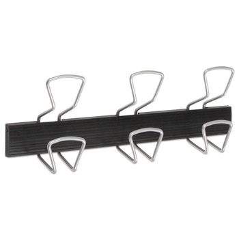 PRODUCTS | Alba PMPRO3M 18.11 in. x 2.95 in. x 6.45 in. 22 lb Capacity Metal Wall-Mount Coat Hooks - Silver