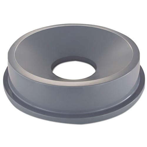 Trash & Waste Bins | Rubbermaid Commercial FG354300GRAY BRUTE 22-3/8 in. Round Funnel Top Receptacle - Gray image number 0