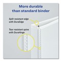 Binders | Avery 72127 11 in. x 17 in. 3 Rings 3 in. Capacity Heavy-Duty View Binders - White image number 2