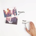 White Boards | U Brands 2071U00-01 30 x 20 Magnetic Dry Erase Board with Decor Frame - White Surface/White Wood Frame image number 5