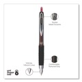 Pens | uni-ball 61257 Signo 207 0.5 mm Retractable Gel Pen - Red Ink/Smoke/Black/Red Barrel/Fine (1-Dozen) image number 2