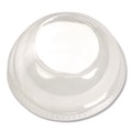 Food Trays, Containers, and Lids | Plastifar 18431 PET Lids, Fits 5 oz and 8 oz Sundae Cup, 100/Sleeve, 10/Sleeves/Carton image number 1