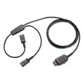 Office Electronics & Batteries | Poly 2701903 Y Splitter Adapter for Training Purposes - Black image number 1
