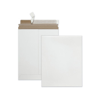 OFFICE AND OFFICE SUPPLIES | Quality Park QUA64015 9.75 x 12.5 Redi-Strip Adhesive Cheese Blade Flap Photo/Document Mailer - White (25/Box)