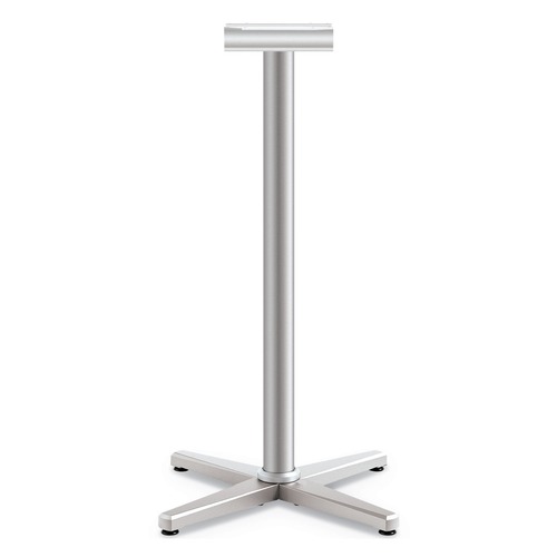 HON | HON HCT42MX.PR8 Arrange 25.59 in. x 25.59 in. x 40 in. X-Leg Base for 30 in. - 36 in. Tops - Silver image number 0